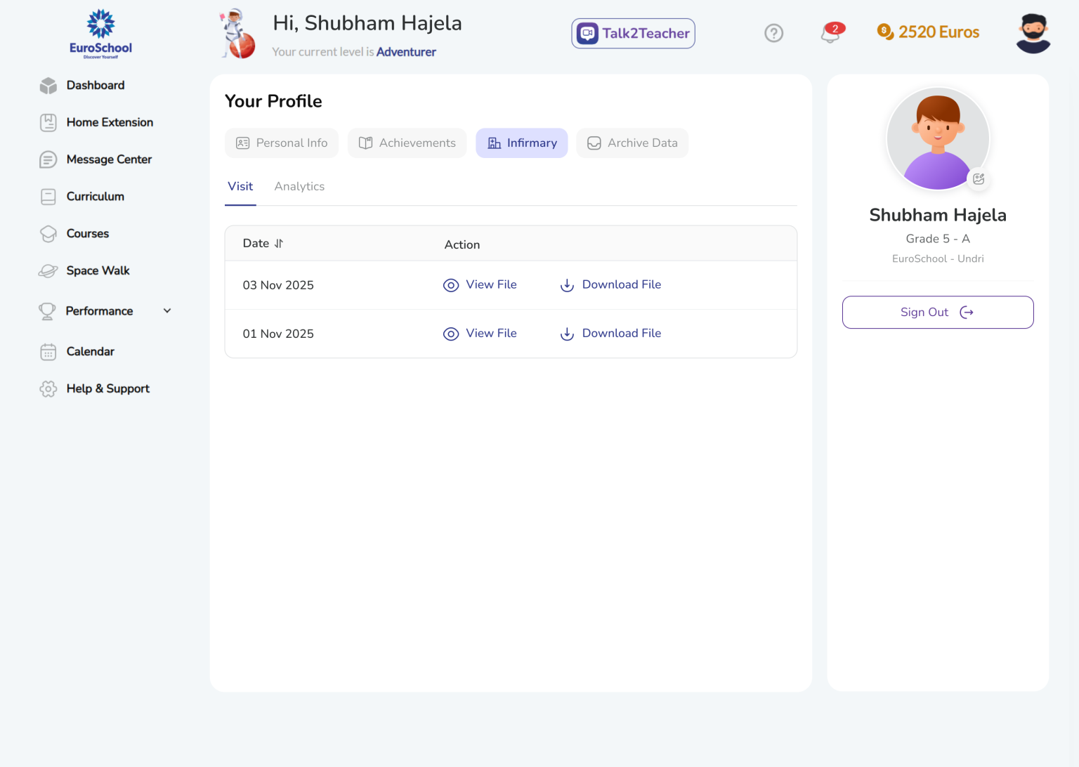Infinary How to use the Infirmary module – Argus Support Hub